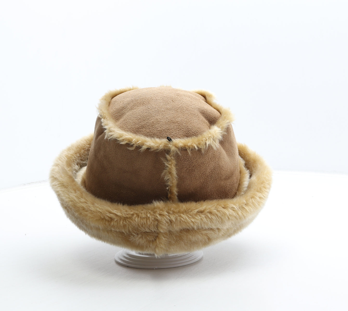 Preworn Womens Brown Polyester Cloche Size S