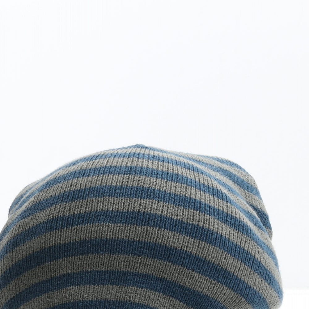 Jackson Bay Mens Multicoloured Striped Acrylic Beanie One Size