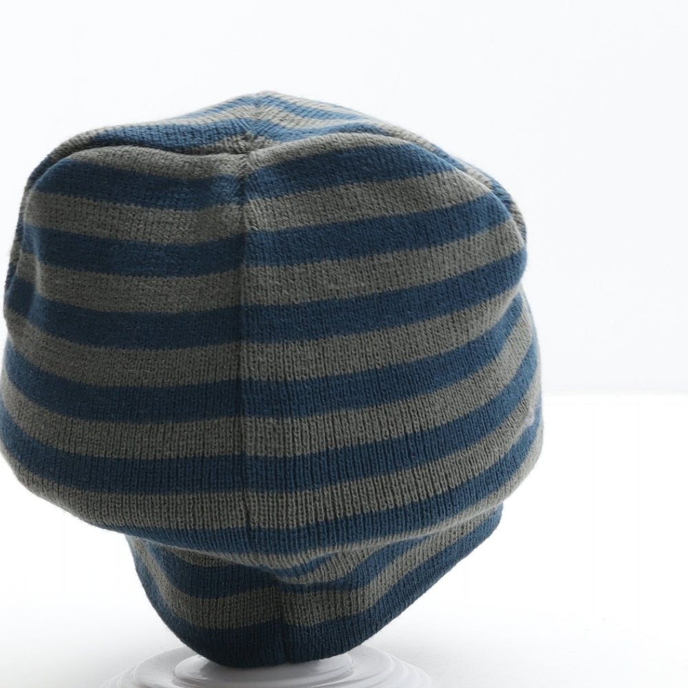 Jackson Bay Mens Multicoloured Striped Acrylic Beanie One Size