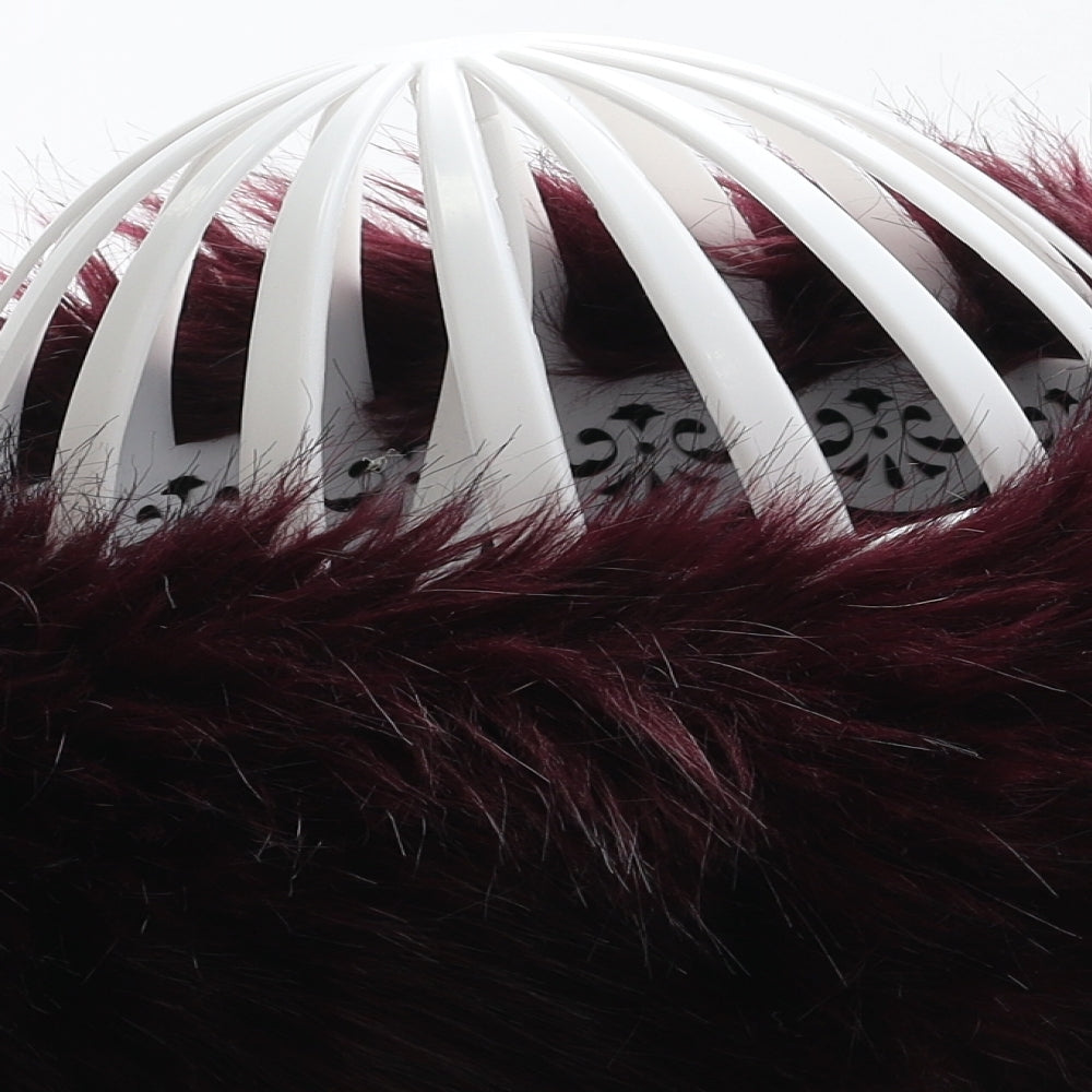 Luxe Womens Red Acrylic Headband One Size