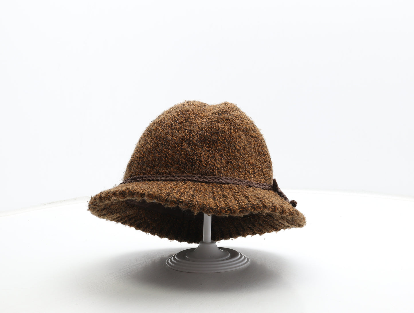 Preworn Womens Brown Acrylic Trilby One Size
