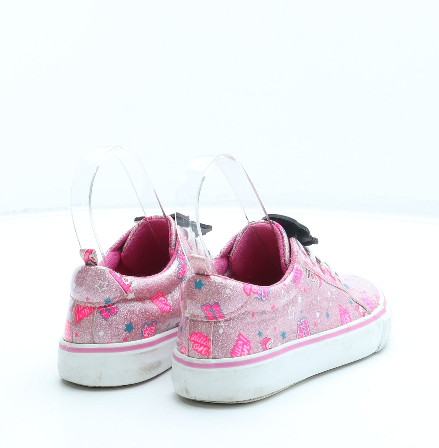 LOL Dolls Girls Pink Geometric Polyurethane Trainer UK 12 31
