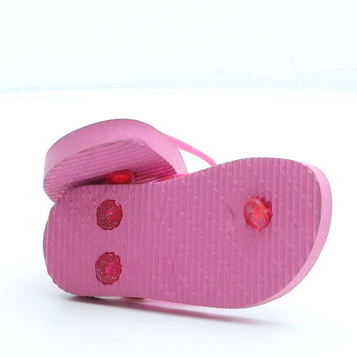 Pep&Co Girls Multicoloured Geometric Rubber Slingback Sandal UK 5 22 - Unicorn