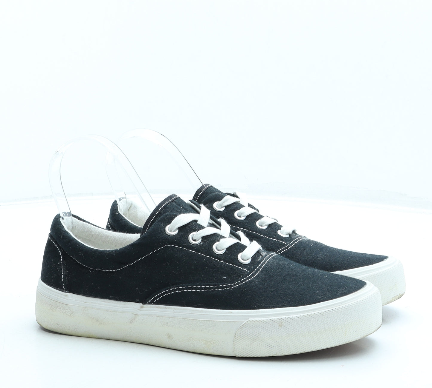 Primark Womens Black Polyester Trainer UK 6 40