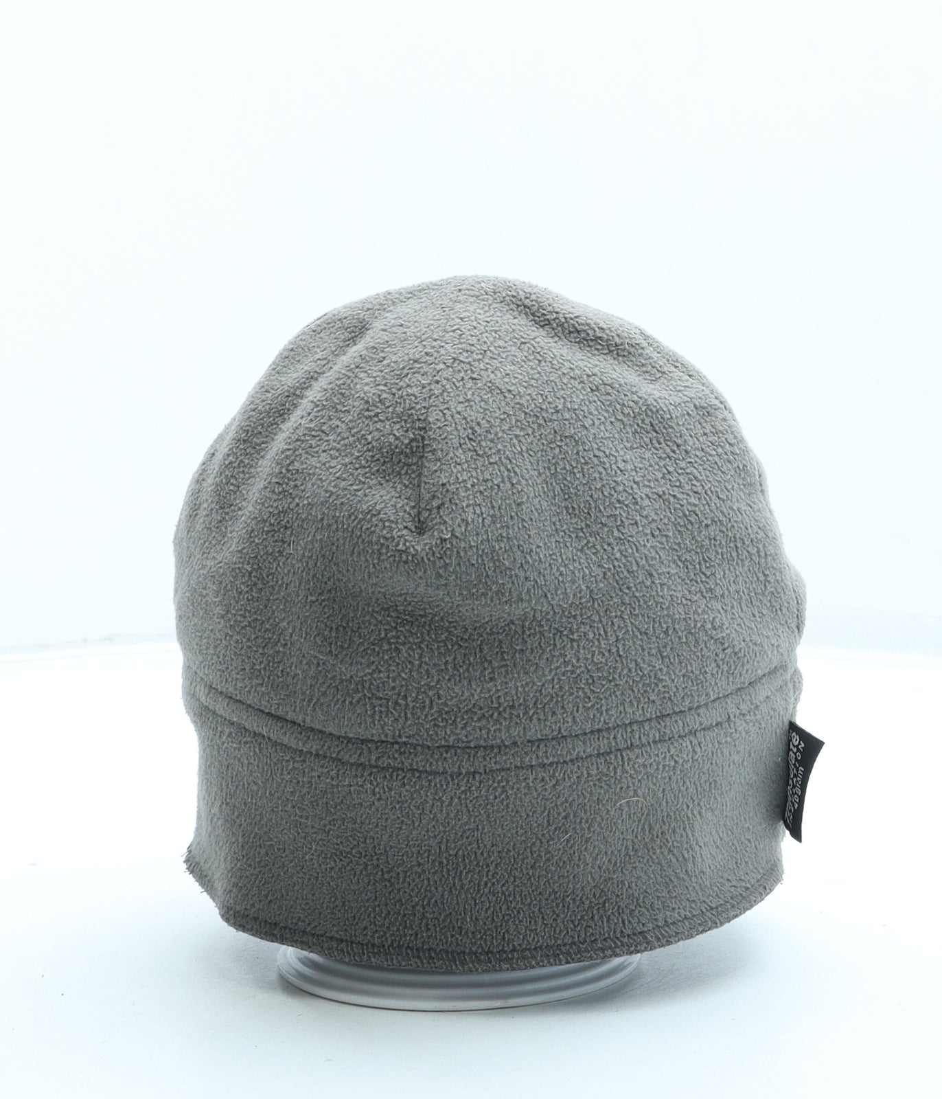 Crane Mens Grey Polyester Beanie Size S