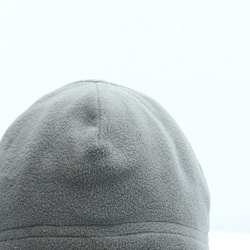 Crane Mens Grey Polyester Beanie Size S