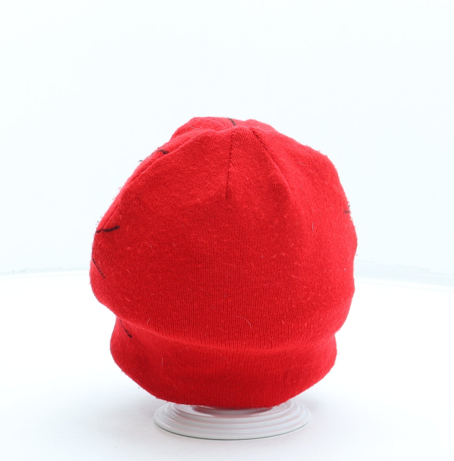 Marks and Spencer Boys Red Geometric Acrylic Beanie One Size - Spiderman