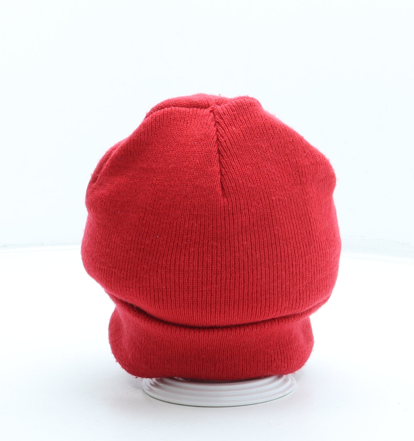 Primark Boys Red Acrylic Beanie One Size - The Grinch