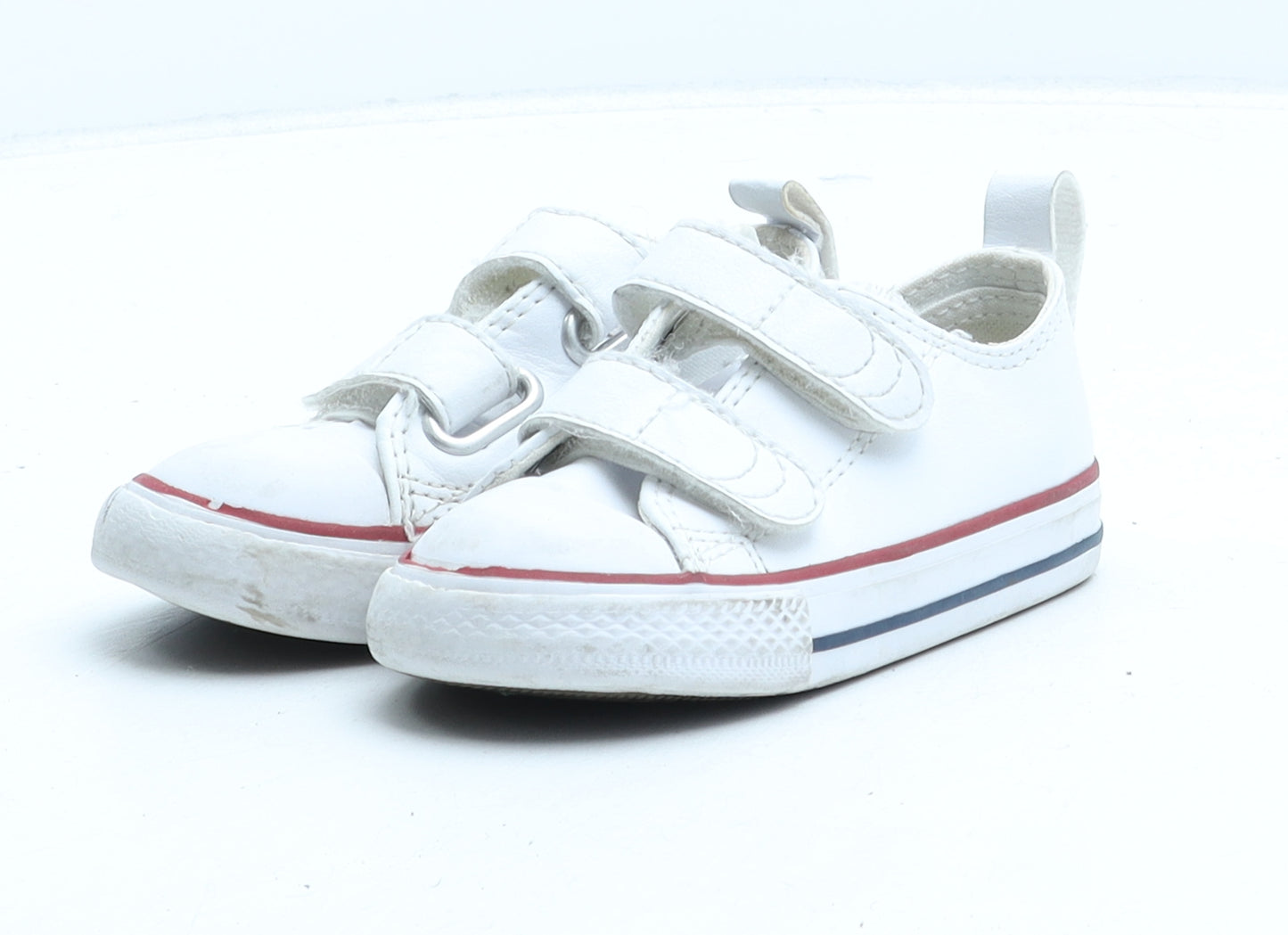 Converse Girls White Synthetic Trainer UK 6