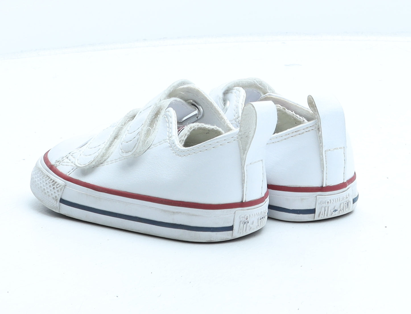 Converse Girls White Synthetic Trainer UK 6
