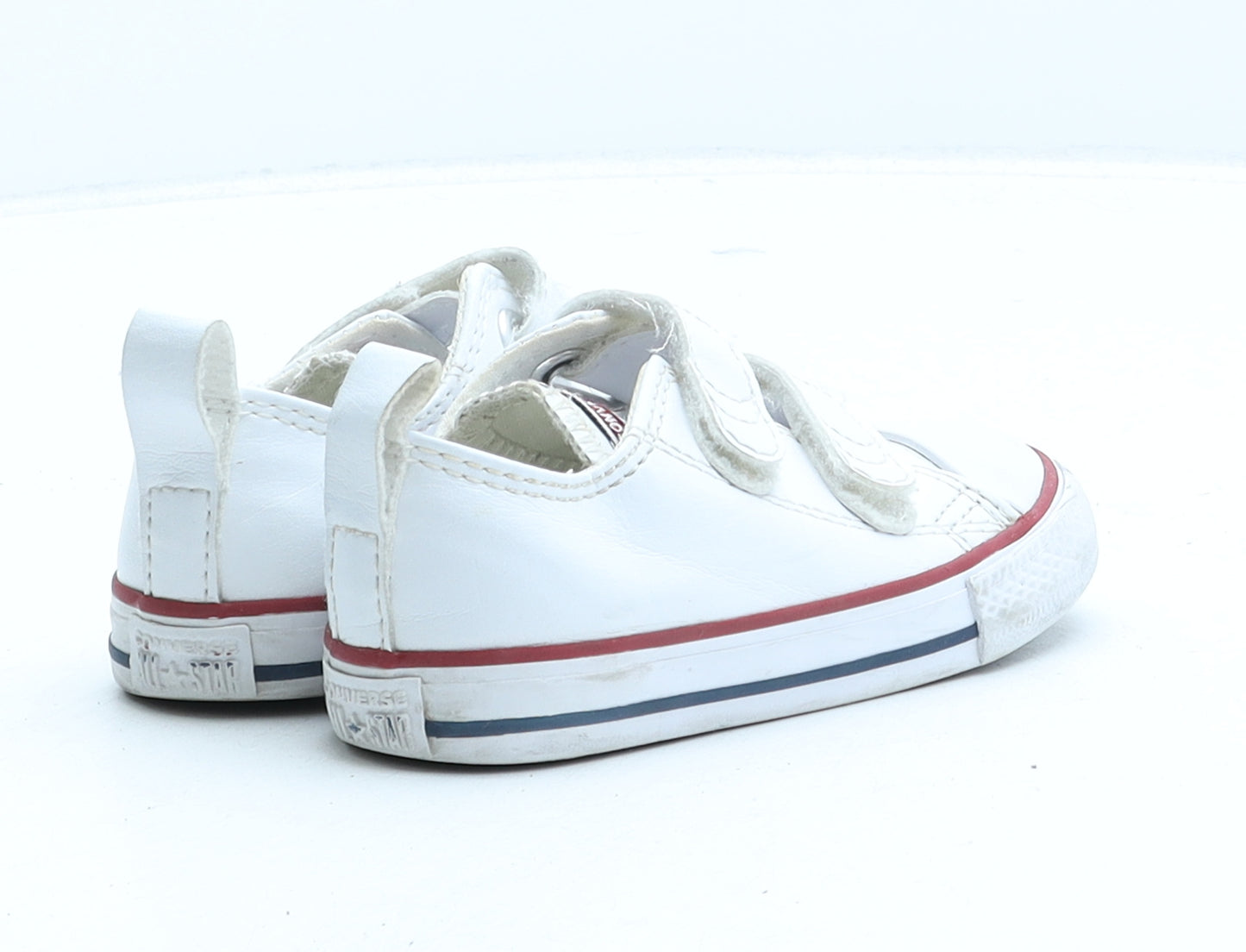 Converse Girls White Synthetic Trainer UK 6