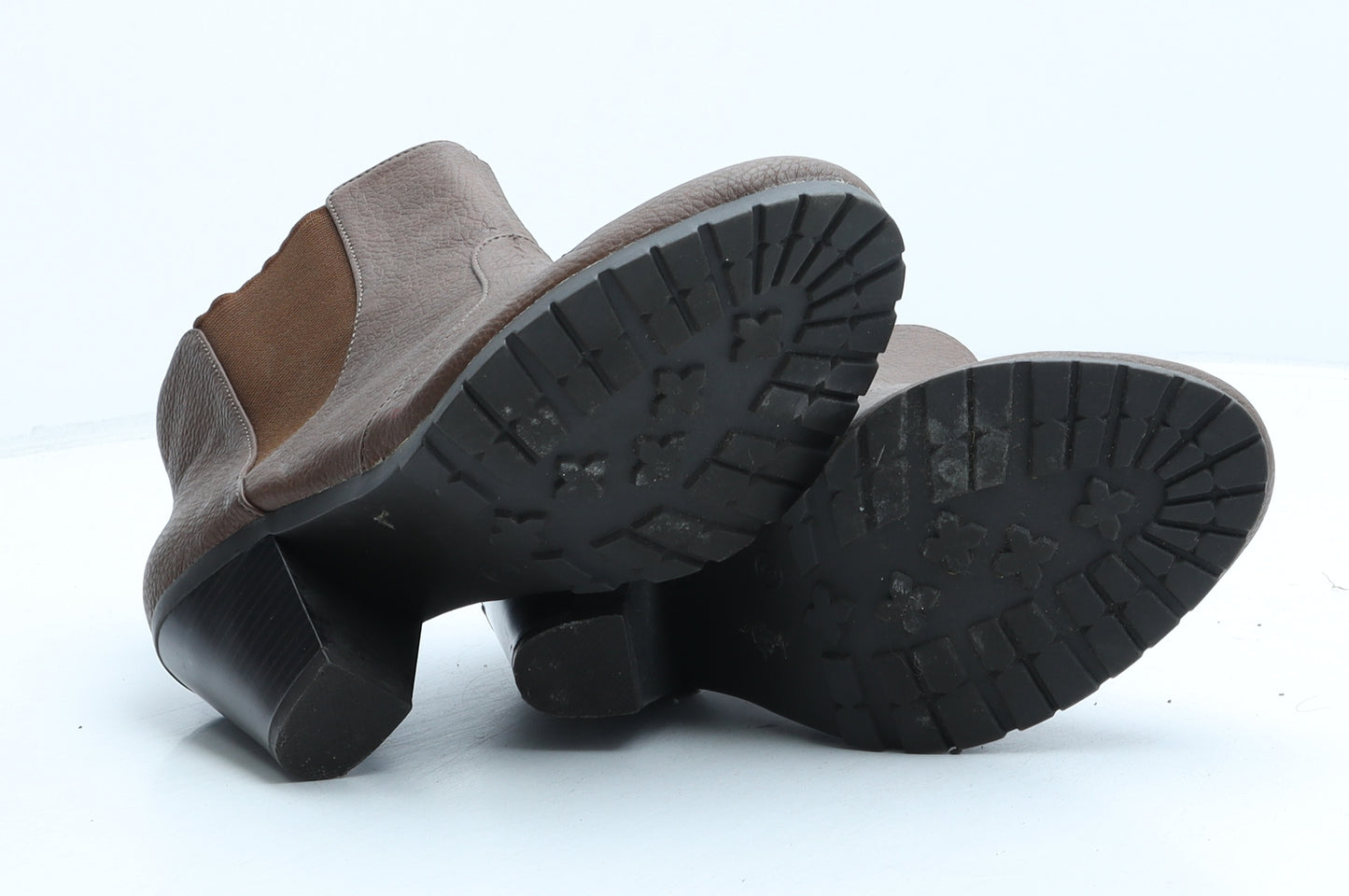 Preworn Womens Brown Polyurethane Chelsea Boot UK 3