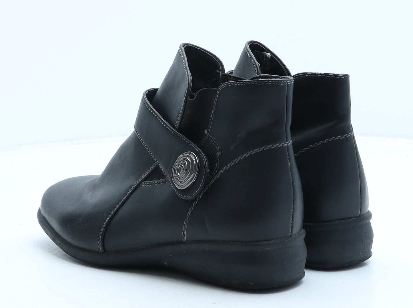 Caravelle Womens Black Synthetic Bootie Boot UK 5