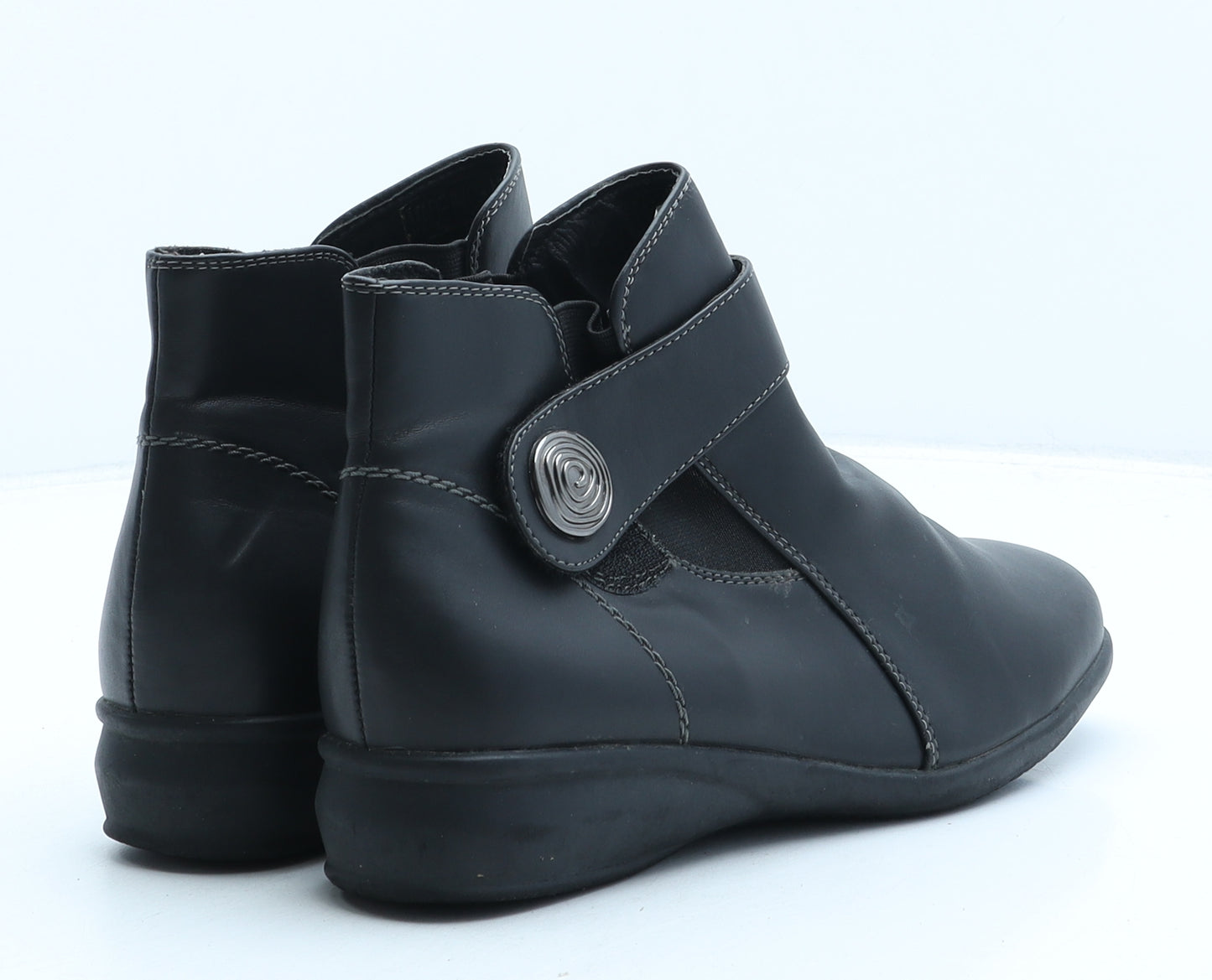 Caravelle Womens Black Synthetic Bootie Boot UK 5