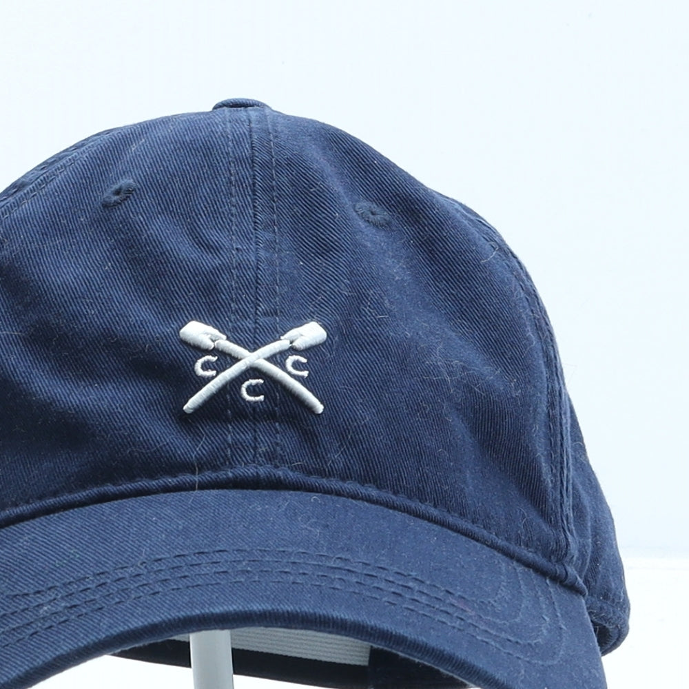 Crew Clothing Mens Blue Cotton Baseball Cap One Size