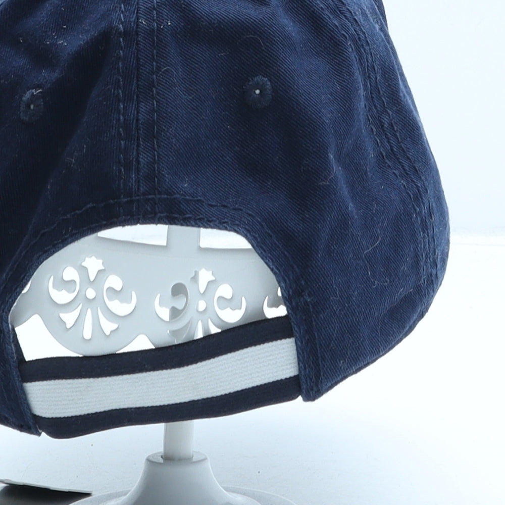 Crew Clothing Mens Blue Cotton Baseball Cap One Size