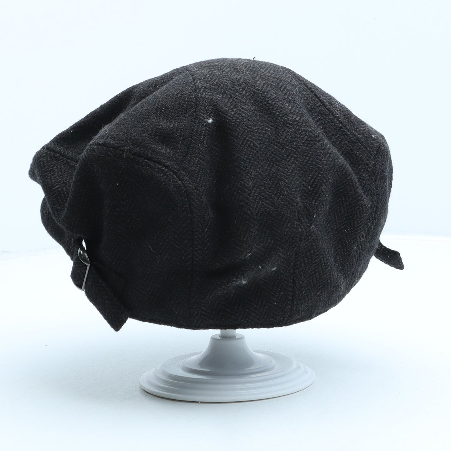 NEXT Mens Grey Polyester Flat Cap One Size