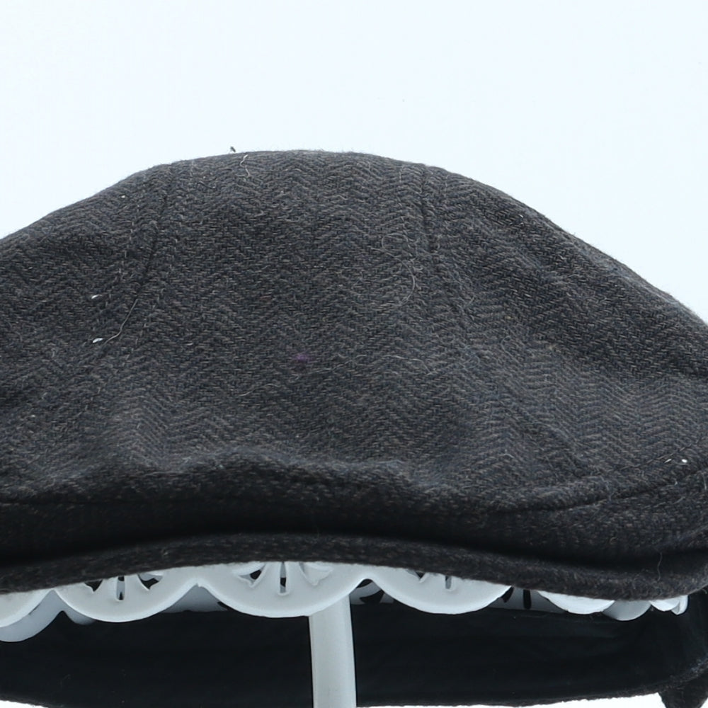 NEXT Mens Grey Polyester Flat Cap One Size