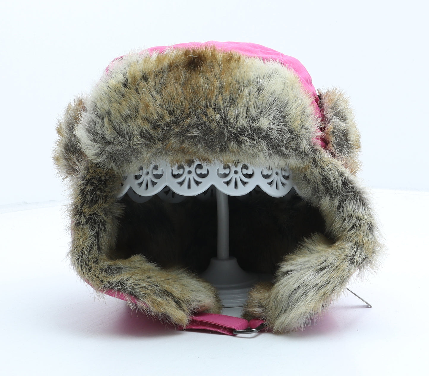 Barts Girls Pink Nylon Trapper Hat One Size