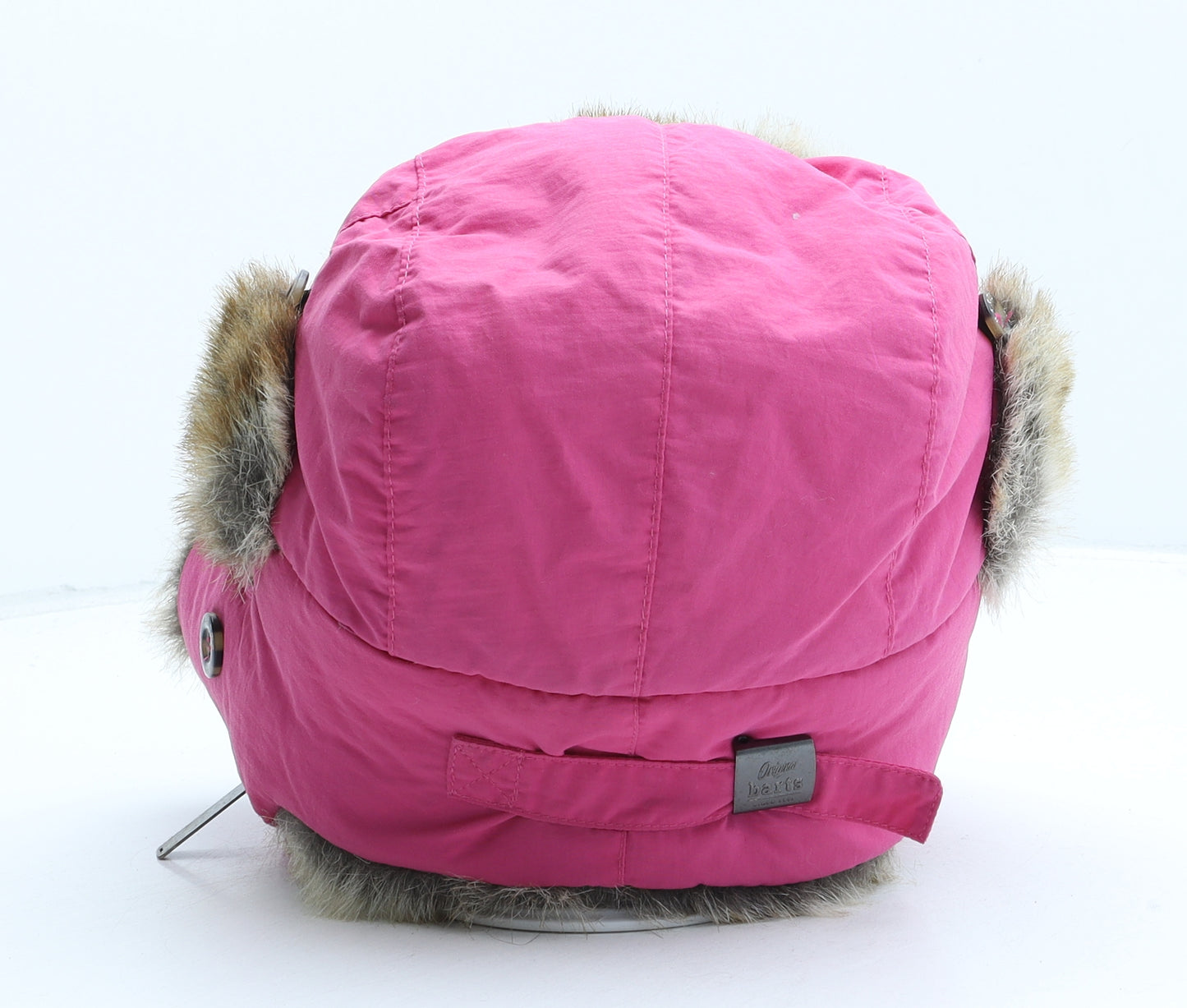 Barts Girls Pink Nylon Trapper Hat One Size