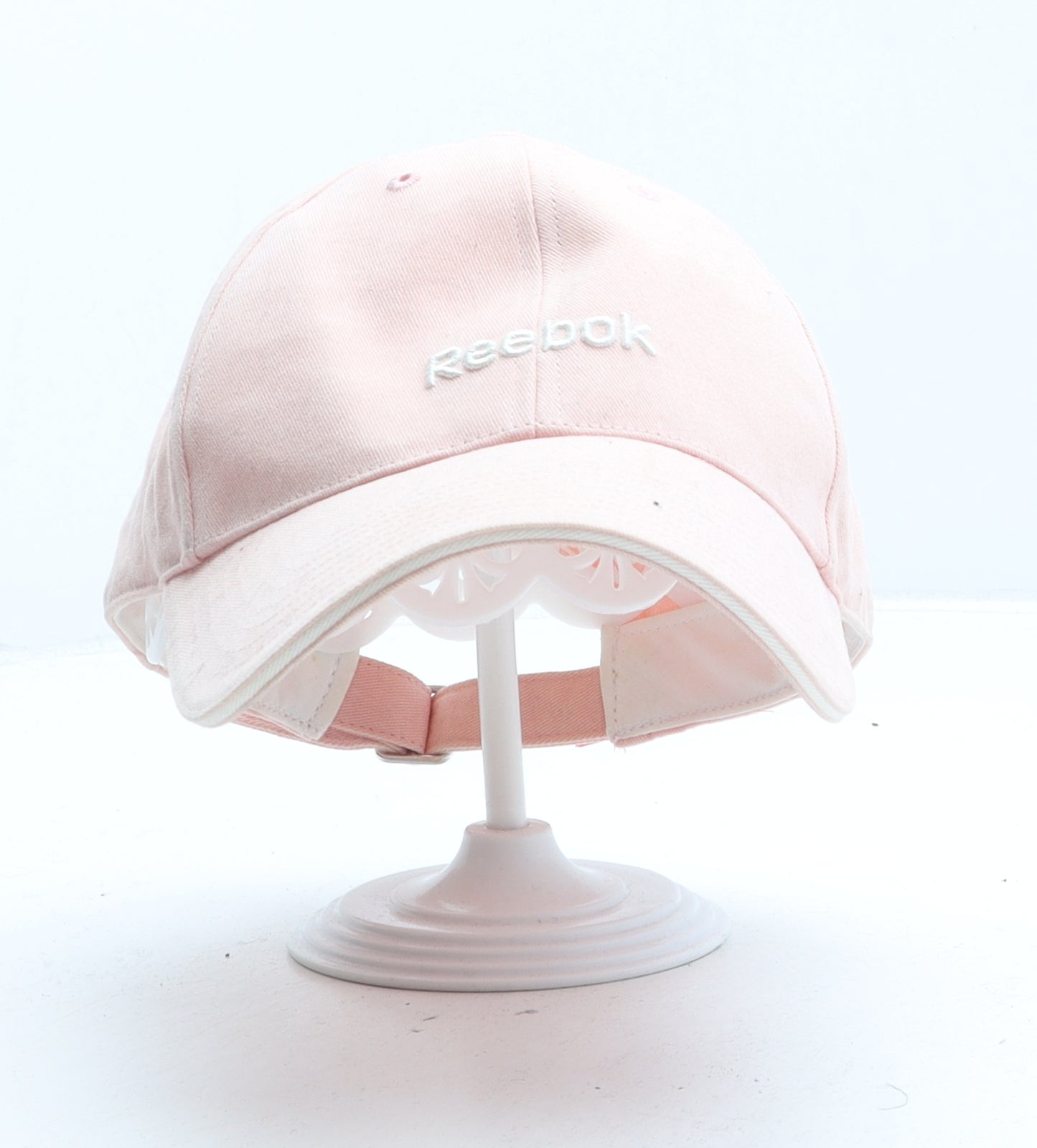 Reebok Womens Pink Cotton Baseball Cap Size L