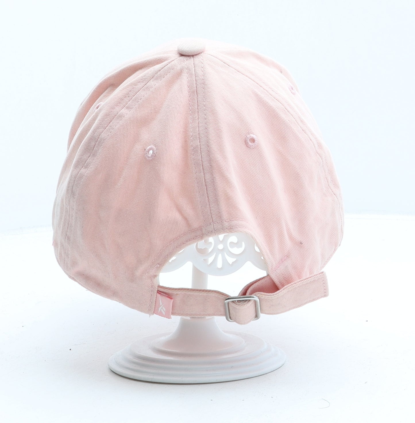 Reebok Womens Pink Cotton Baseball Cap Size L