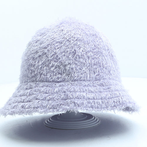 Preworn Womens Purple Polyester Beanie One Size