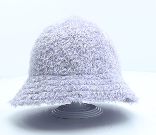 Preworn Womens Purple Polyester Beanie One Size