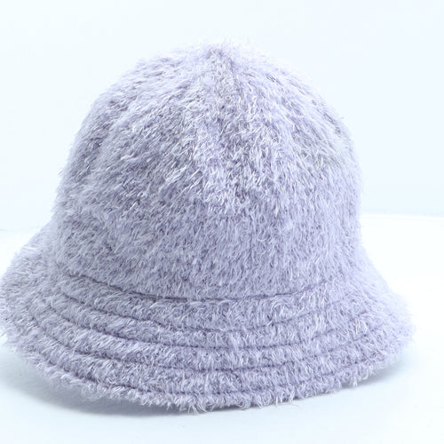 Preworn Womens Purple Polyester Beanie One Size