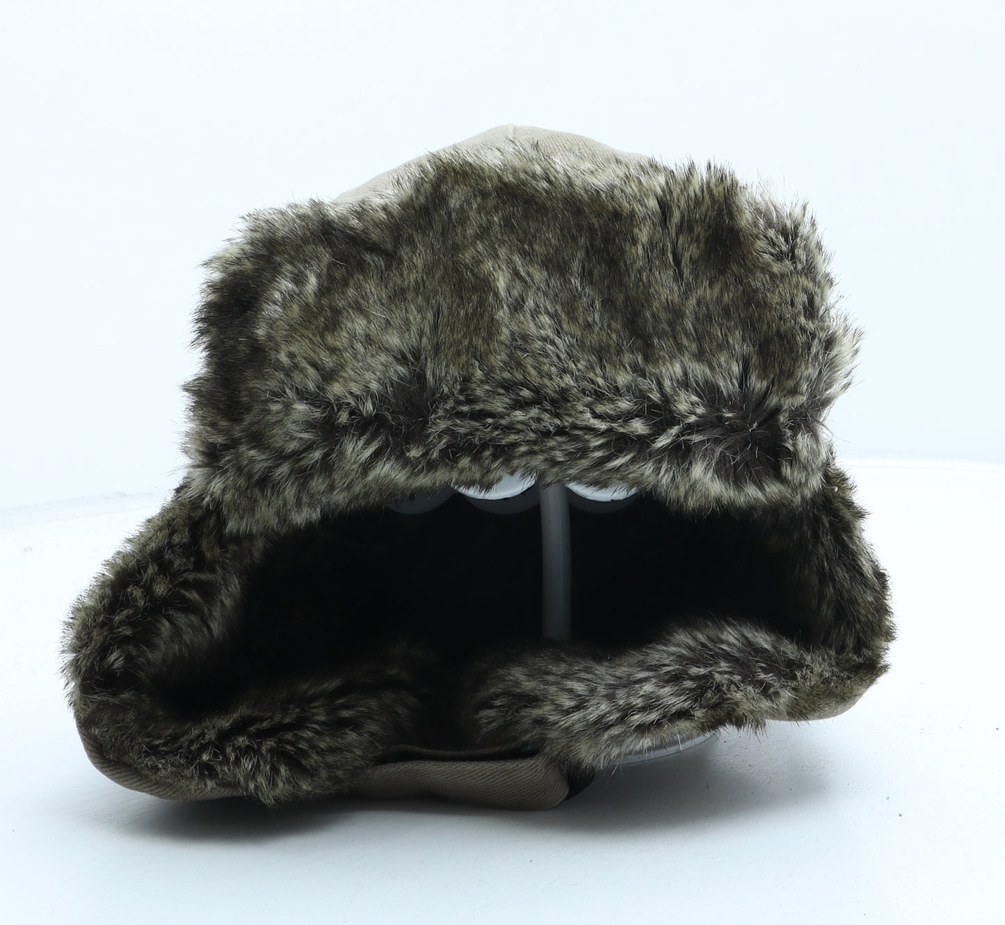 Marks and Spencer Mens Green Cotton Trapper Hat Size 7