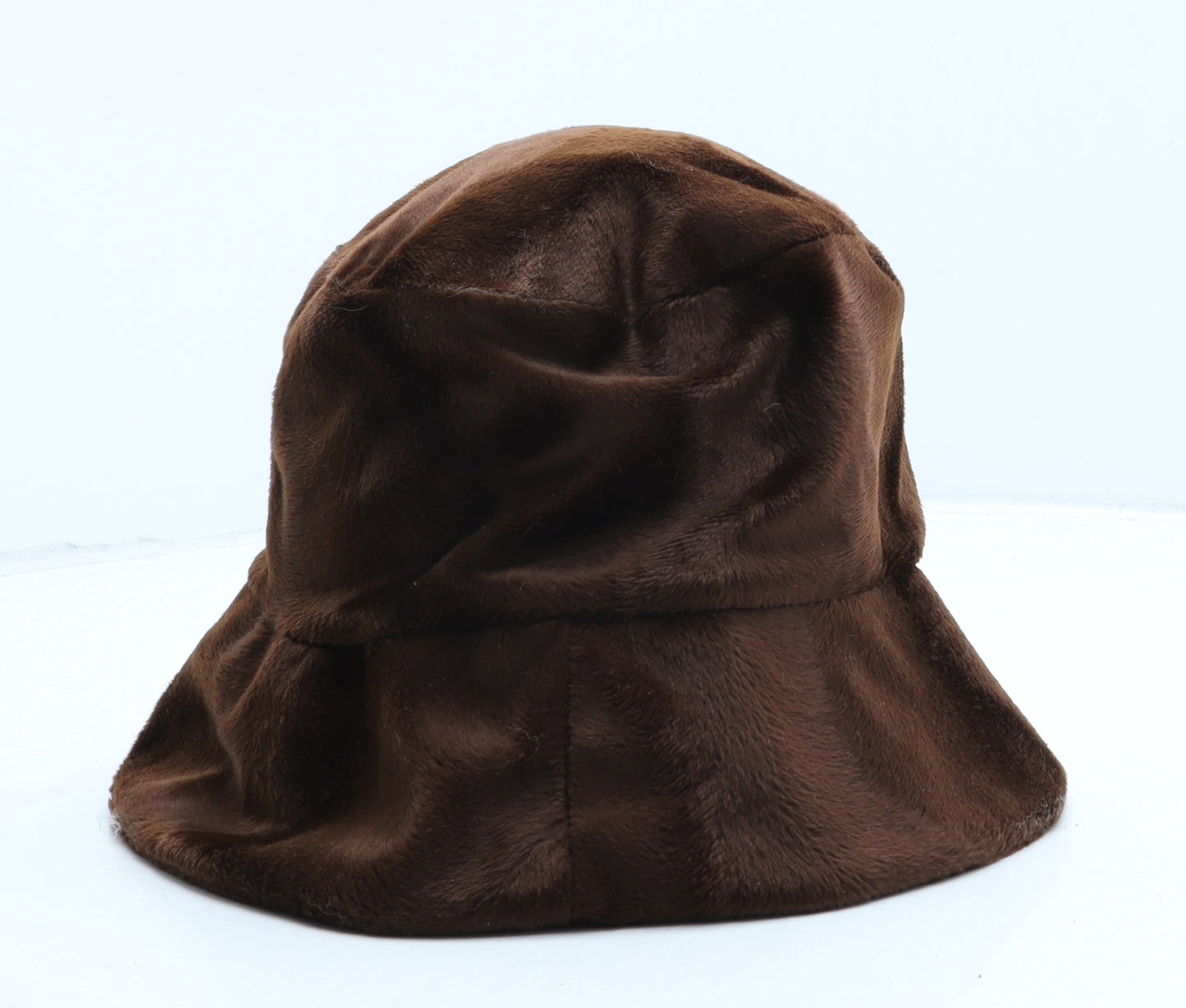 Preworn Womens Brown Polyester Bucket Hat One Size