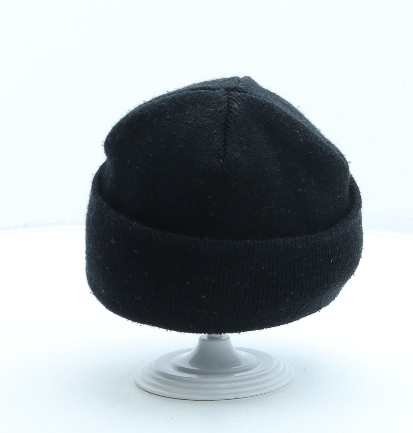 Newcastle United Mens Black Acrylic Beanie One Size