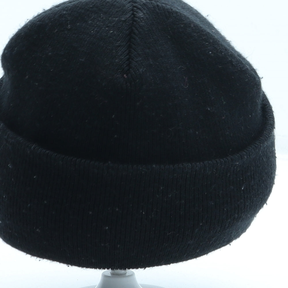 Newcastle United Mens Black Acrylic Beanie One Size