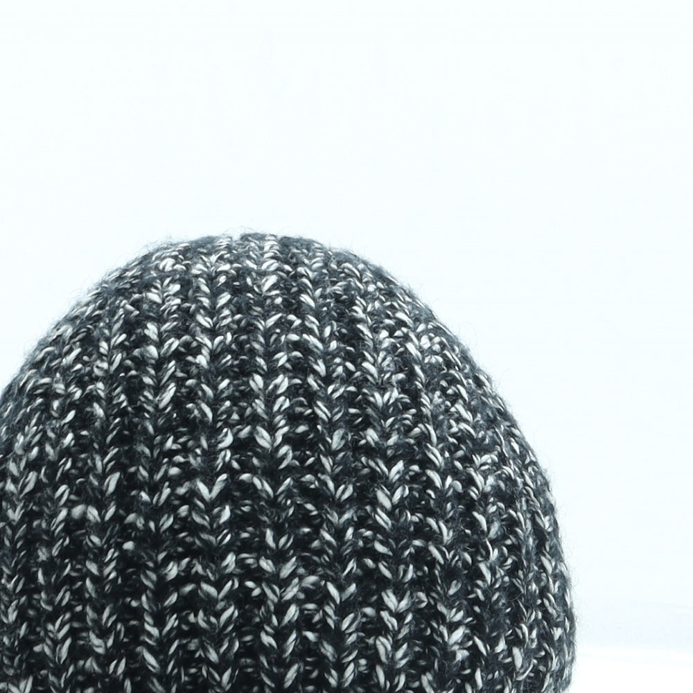 SheIn Mens Black Acrylic Beanie One Size