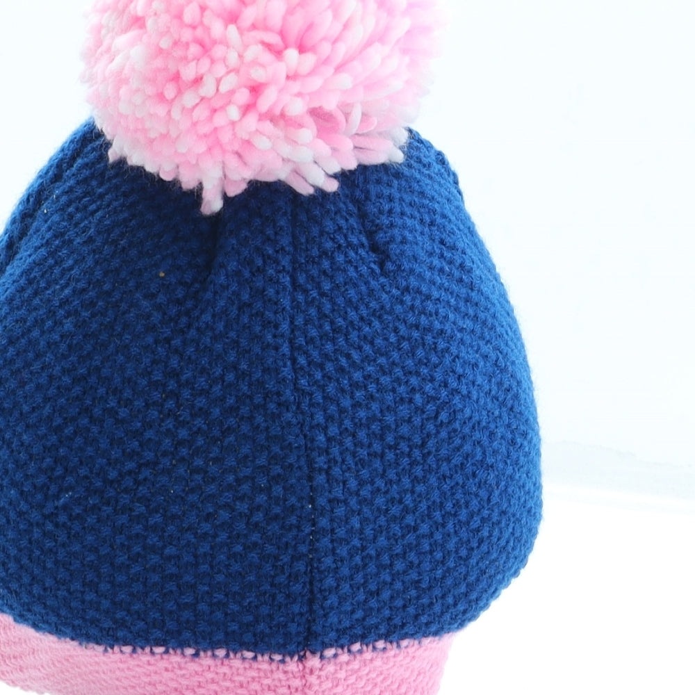 TU Girls Blue Acrylic Bonnet One Size - Peppa Pig
