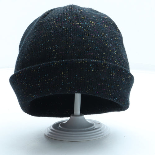 George Girls Black Acrylic Beanie One Size