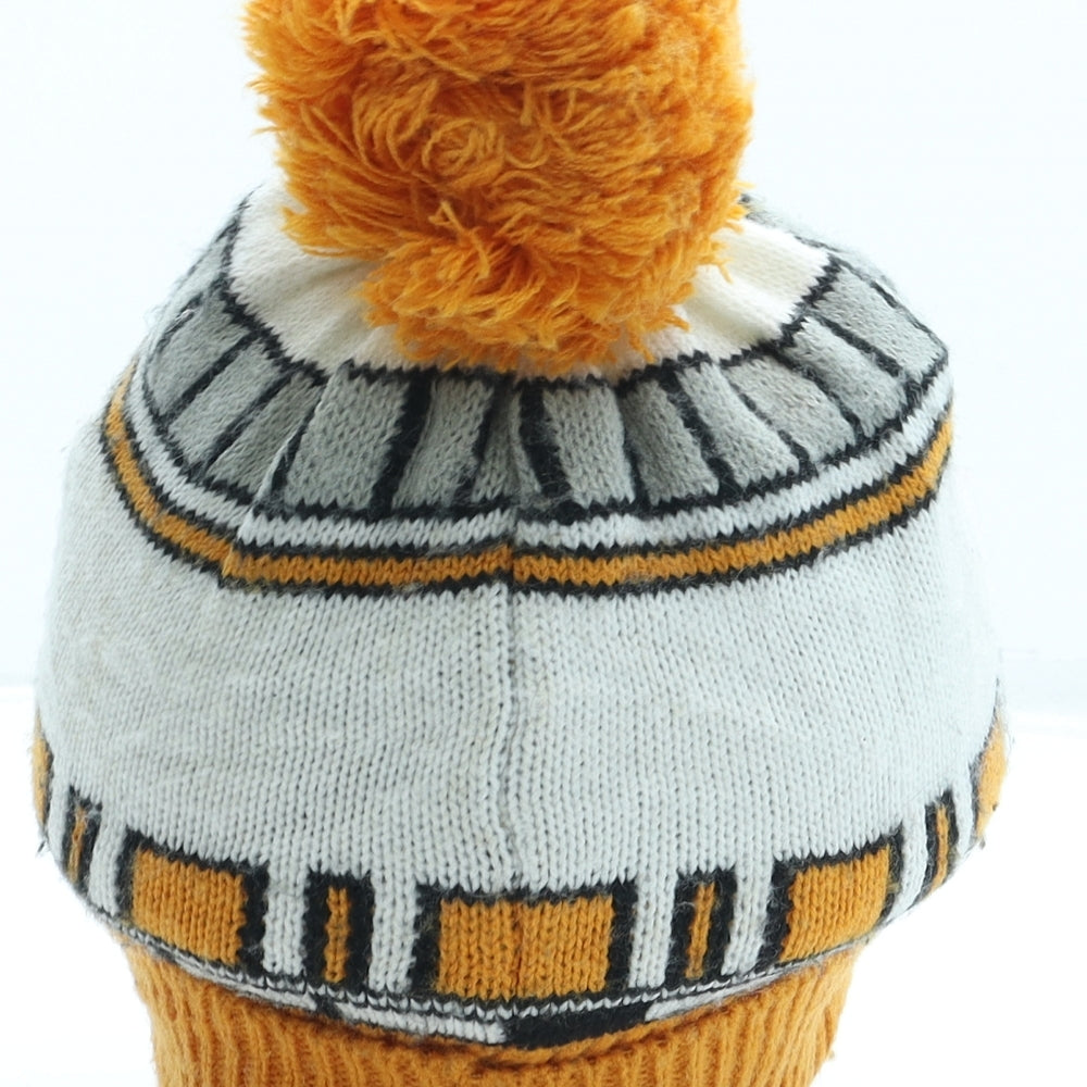 TU Boys Yellow Acrylic Bobble Hat One Size - Star Wars