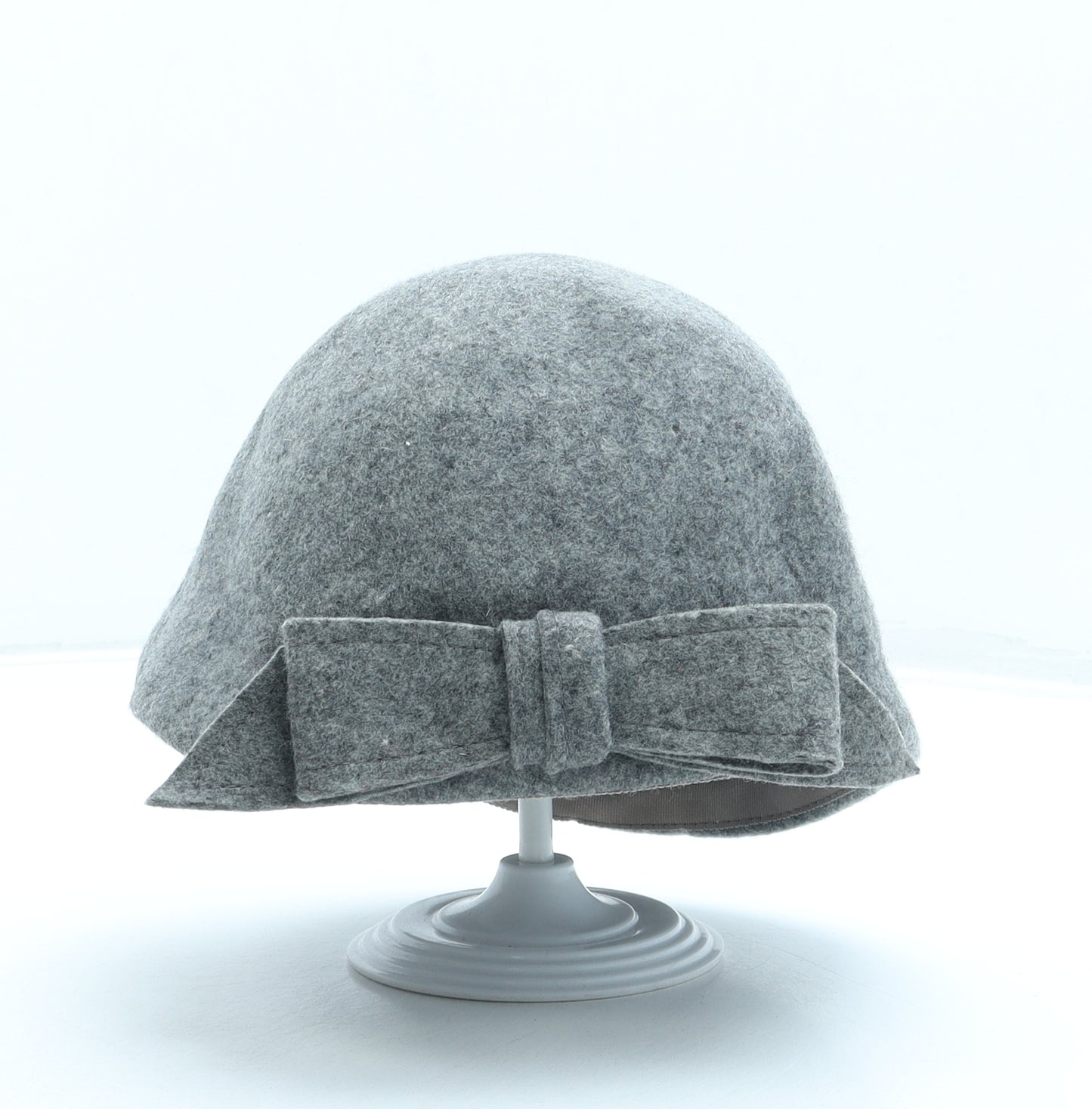 Jasper Conran Womens Grey Wool Cloche One Size
