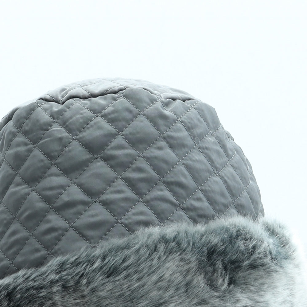 Avenue Womens Grey Polyester Cloche One Size