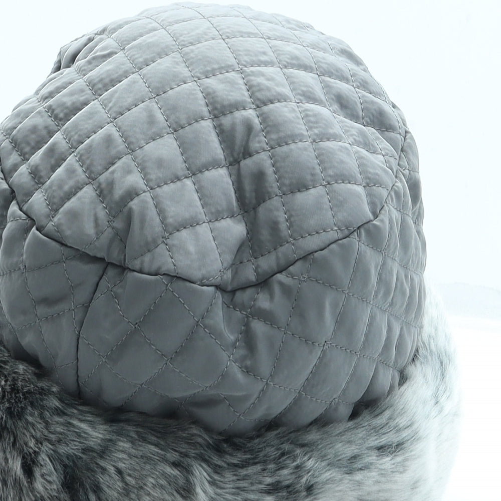 Avenue Womens Grey Polyester Cloche One Size