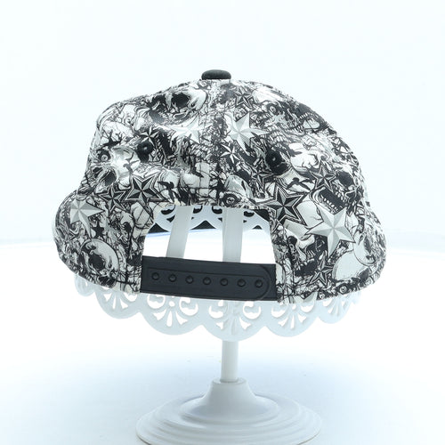 No Fear Boys Black Geometric Cotton Snapback One Size