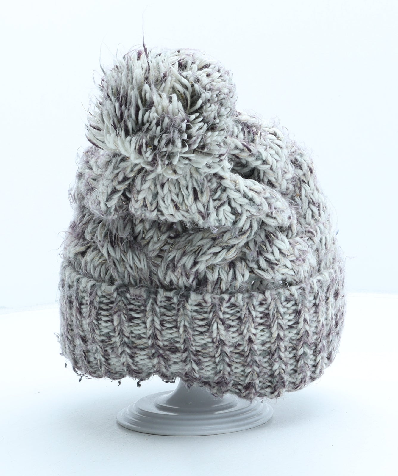 RJR.John Rocha Womens Multicoloured Acrylic Bobble Hat One Size