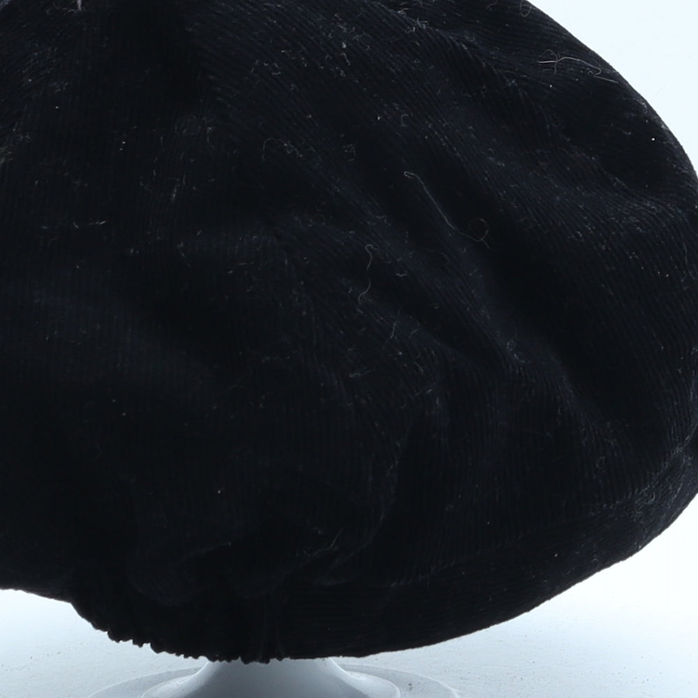 Marks and Spencer Womens Black Cotton Peaked Cap One Size