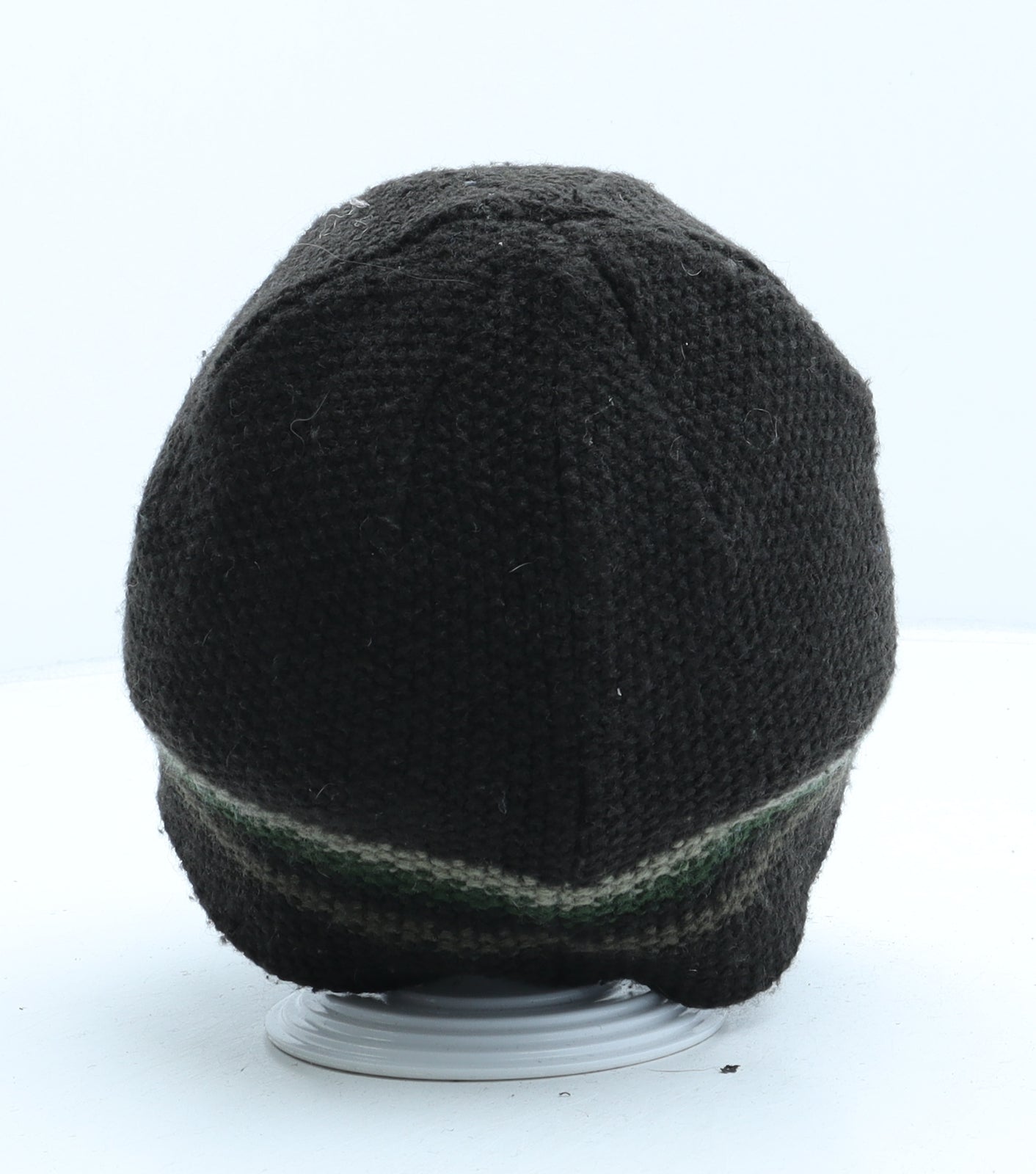Fat Face Mens Brown Striped Acrylic Beanie One Size