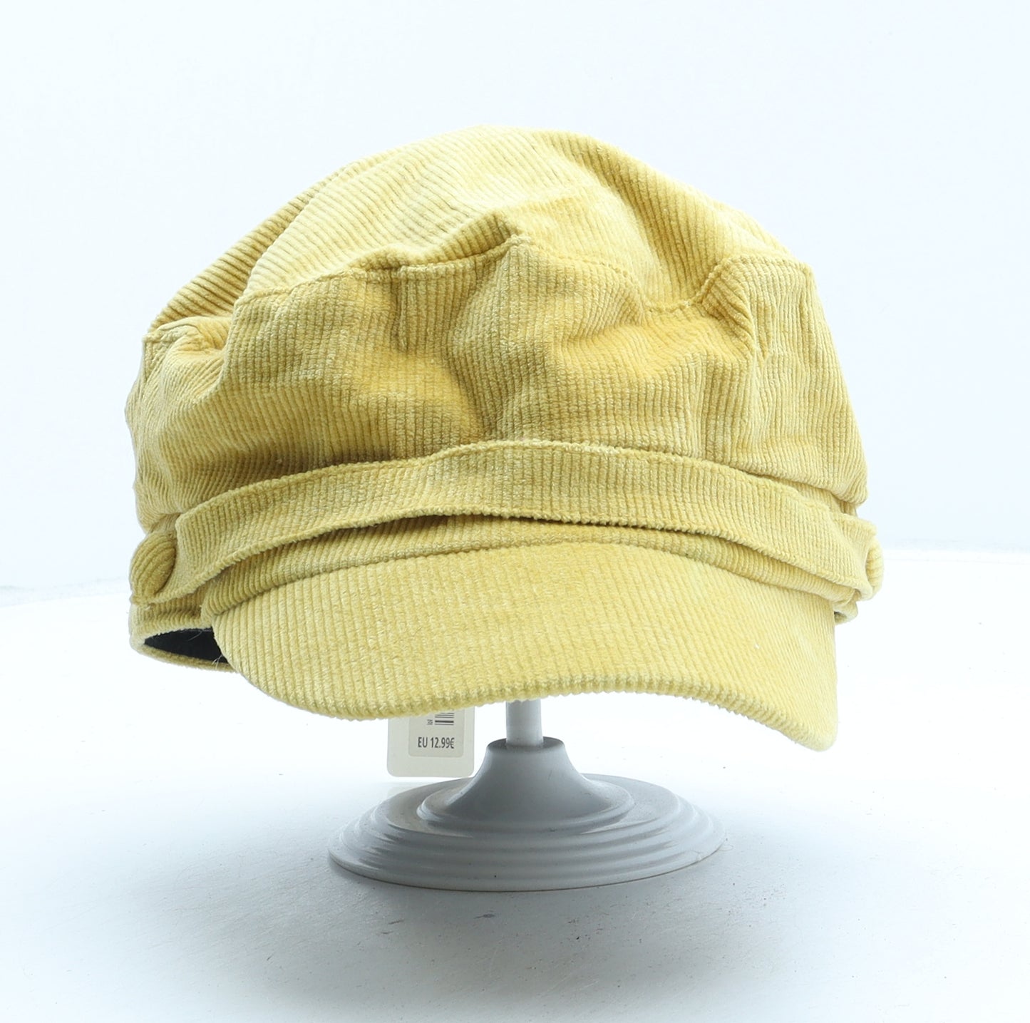New Look Womens Yellow Cotton Peaked Cap One Size
