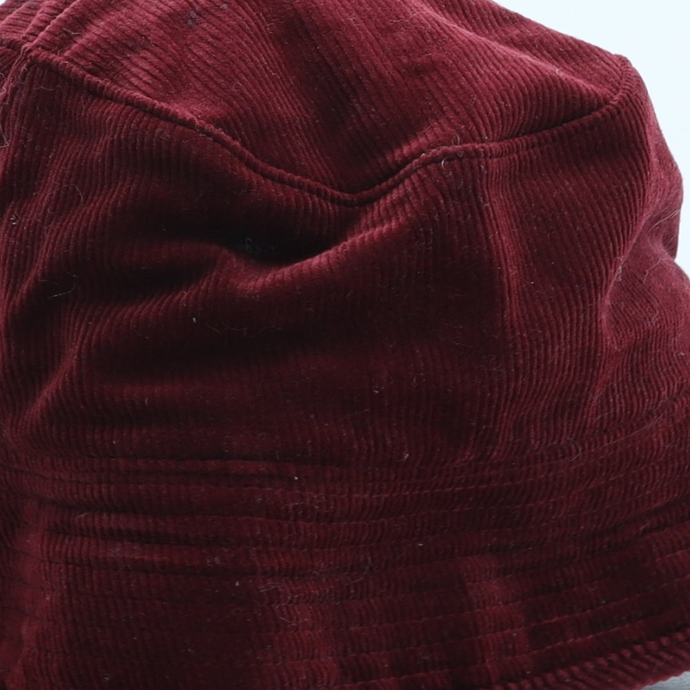 Lands end Girls Red Cotton Bucket Hat Size S