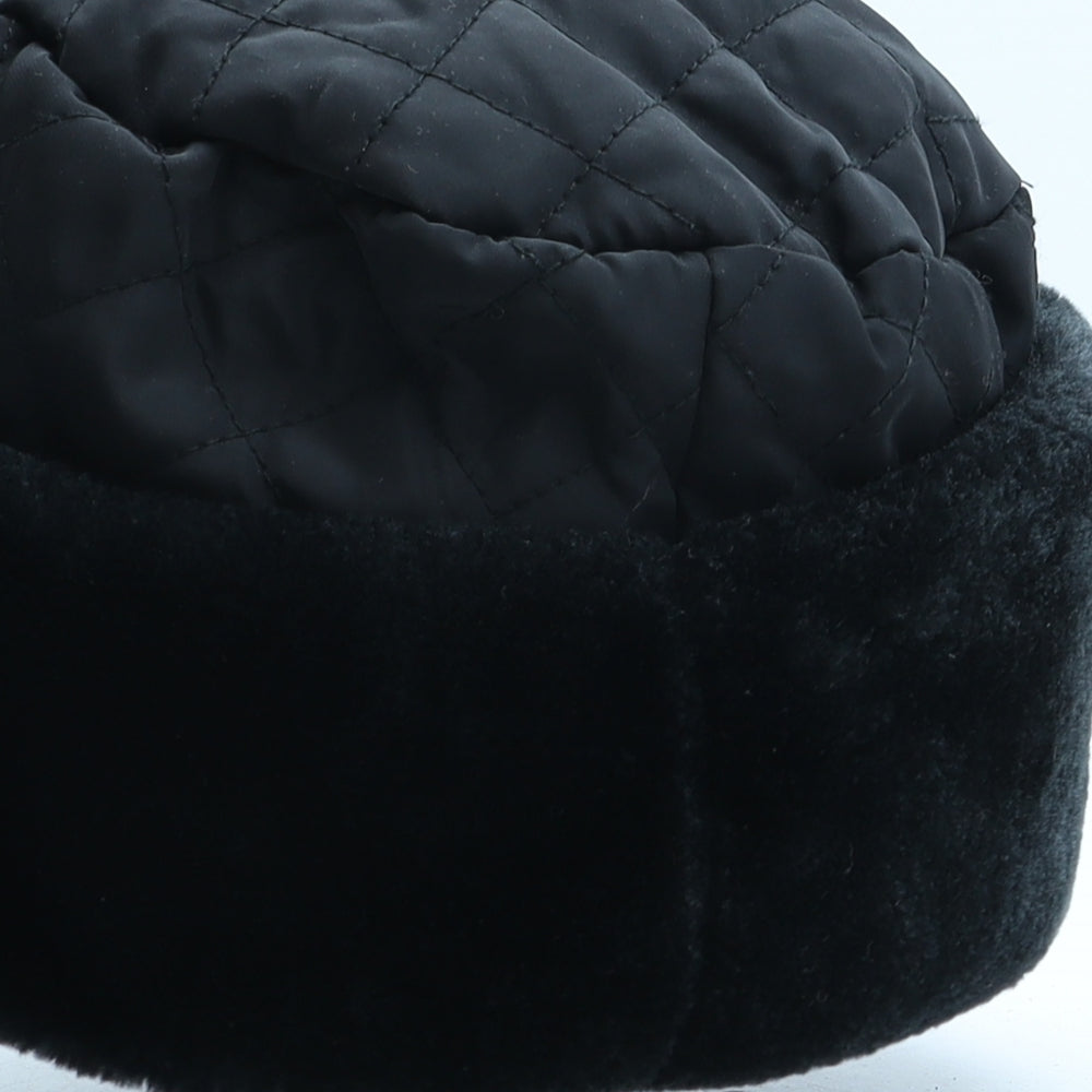 George Womens Black Polyester Cloche Size L
