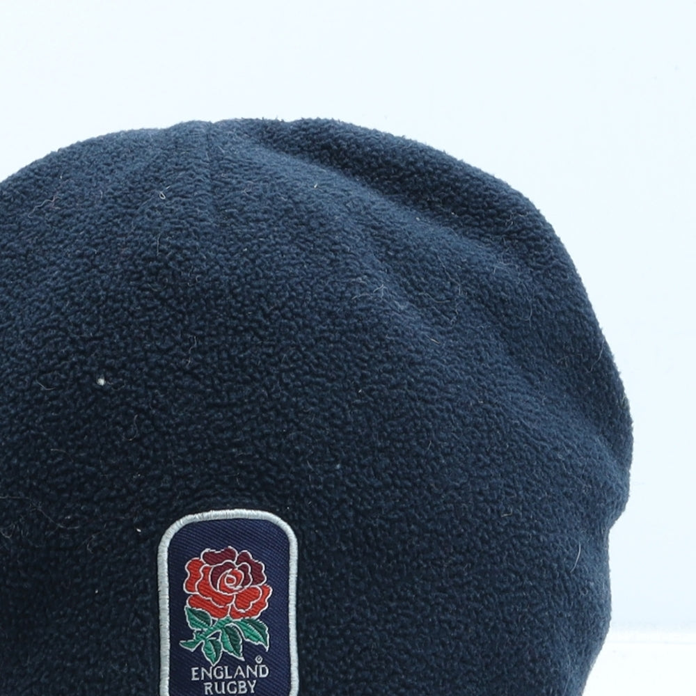 England Rugby Mens Blue Polyester Beanie One Size