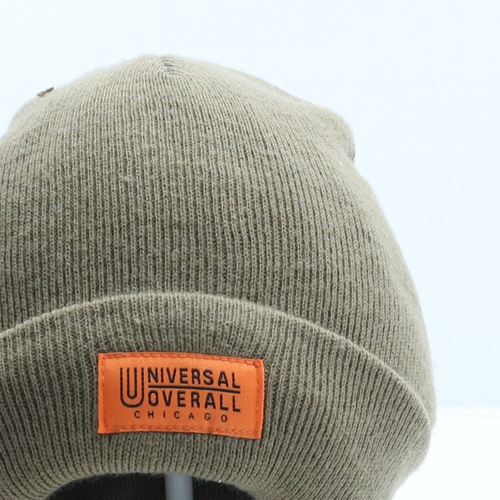 Niko And... Mens Beige Acrylic Beanie One Size
