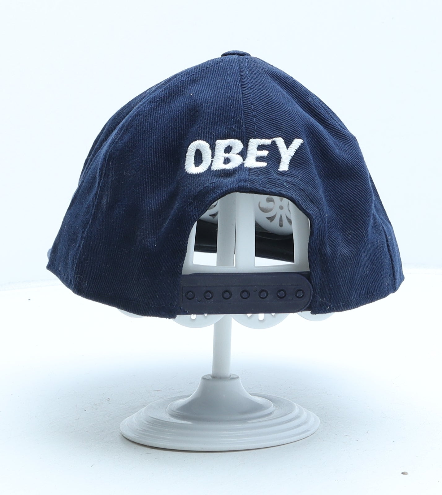 OBEY Mens Blue Cotton Snapback One Size